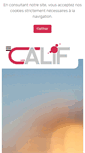 Mobile Screenshot of calif.be